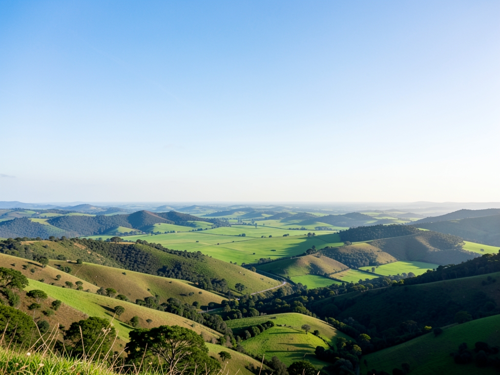 wide scenic landscape with open distant horizon natural