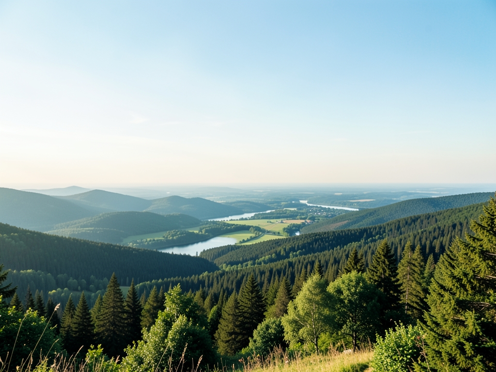 wide scenic landscape with open distant horizon natural