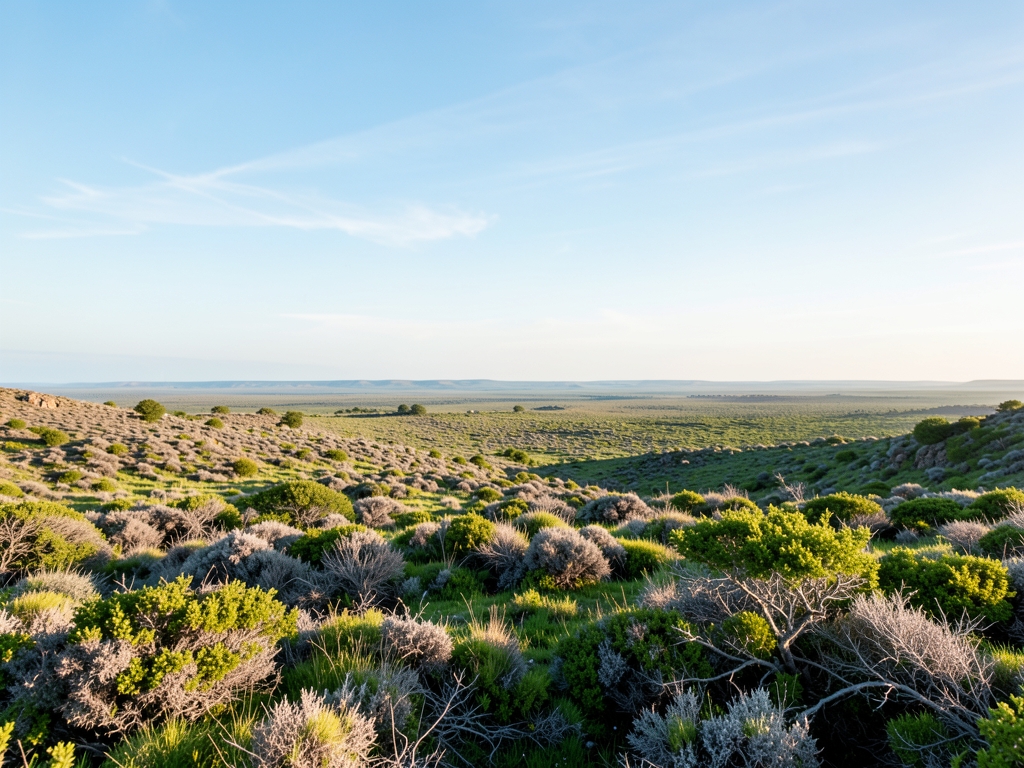 wide scenic landscape with open distant horizon natural