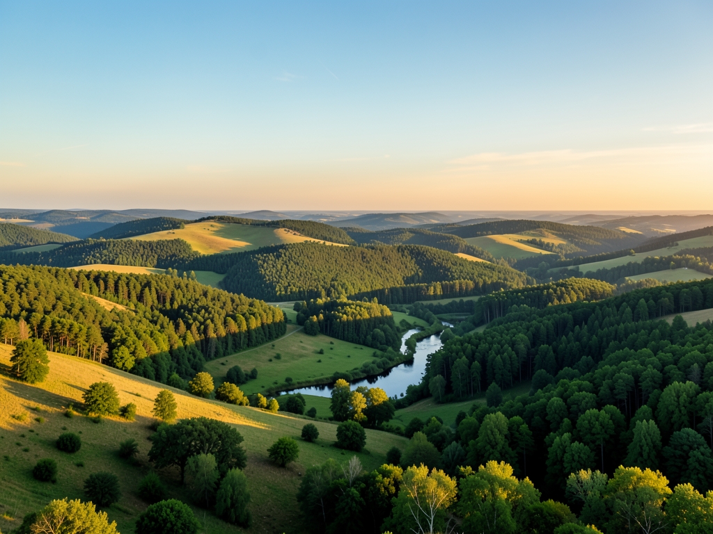 wide scenic landscape with open distant horizon natural
