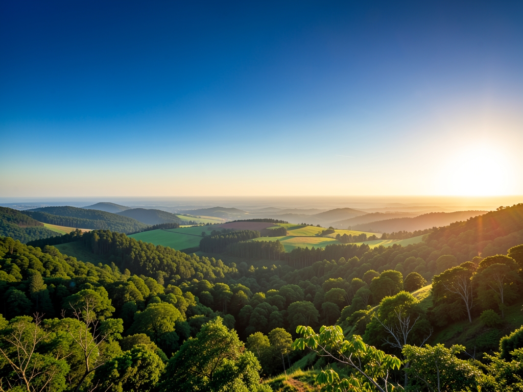 wide scenic landscape with open distant horizon natural