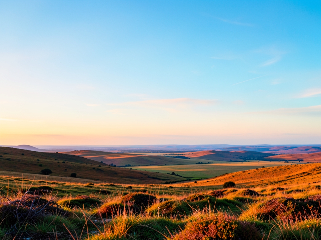 wide scenic landscape with open distant horizon natural