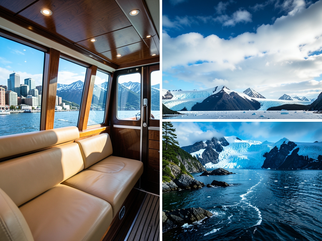 summer journey from Seattle Alaska through glowing clouds