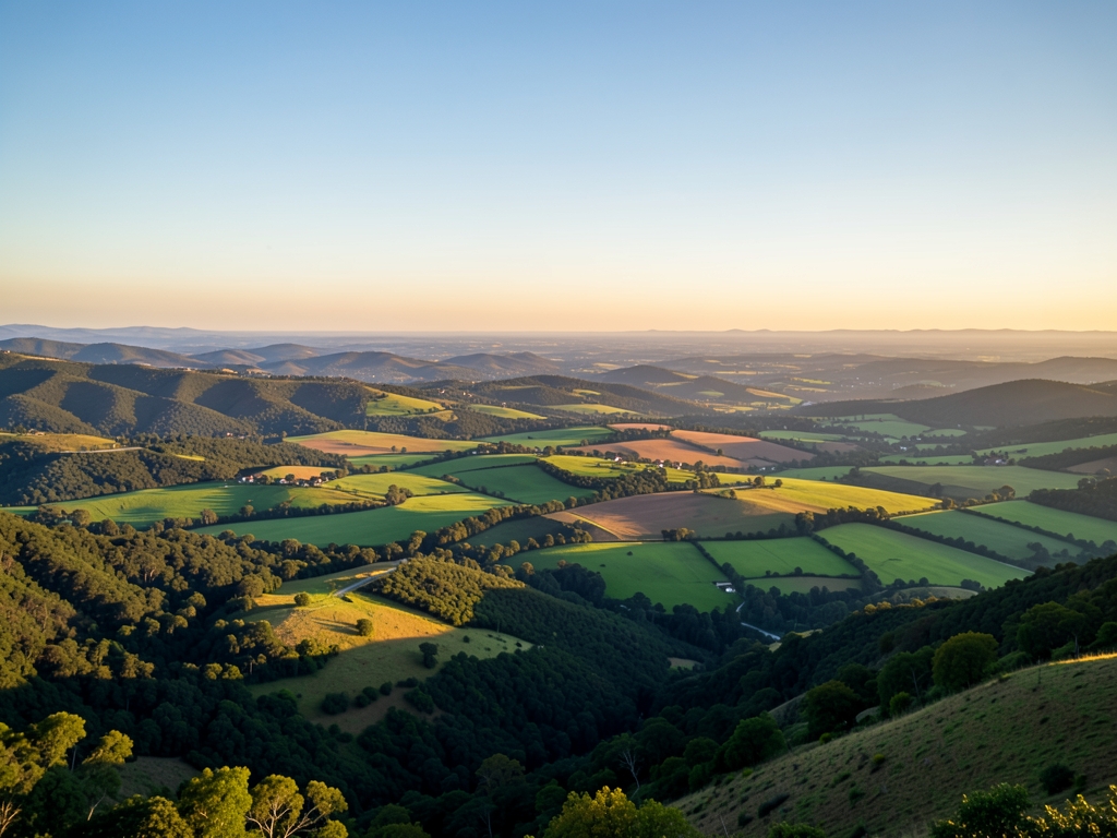 wide scenic landscape with open distant horizon natural