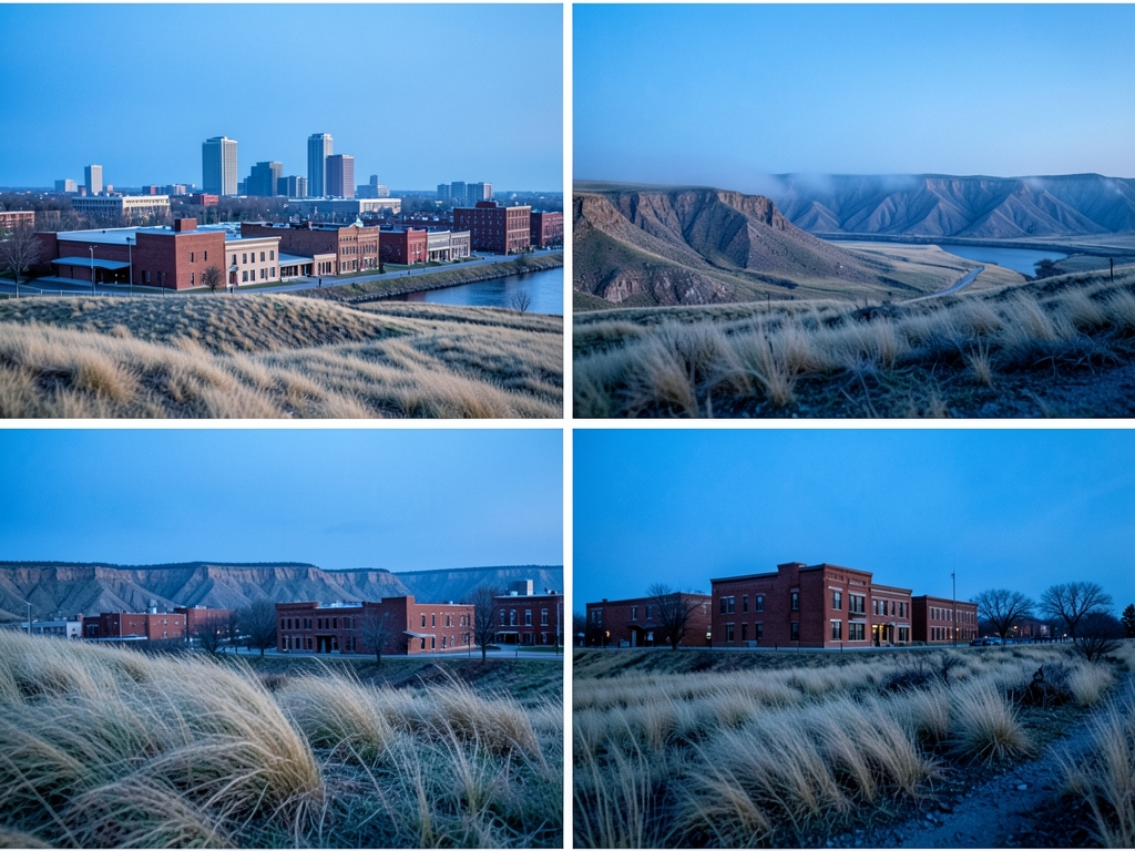windswept journey through North Dakota with Fargo s brick