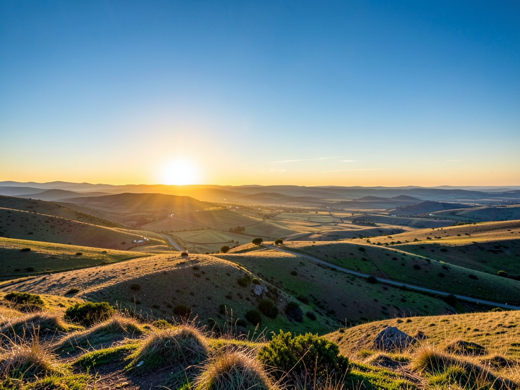 wide scenic landscape with open distant horizon natural