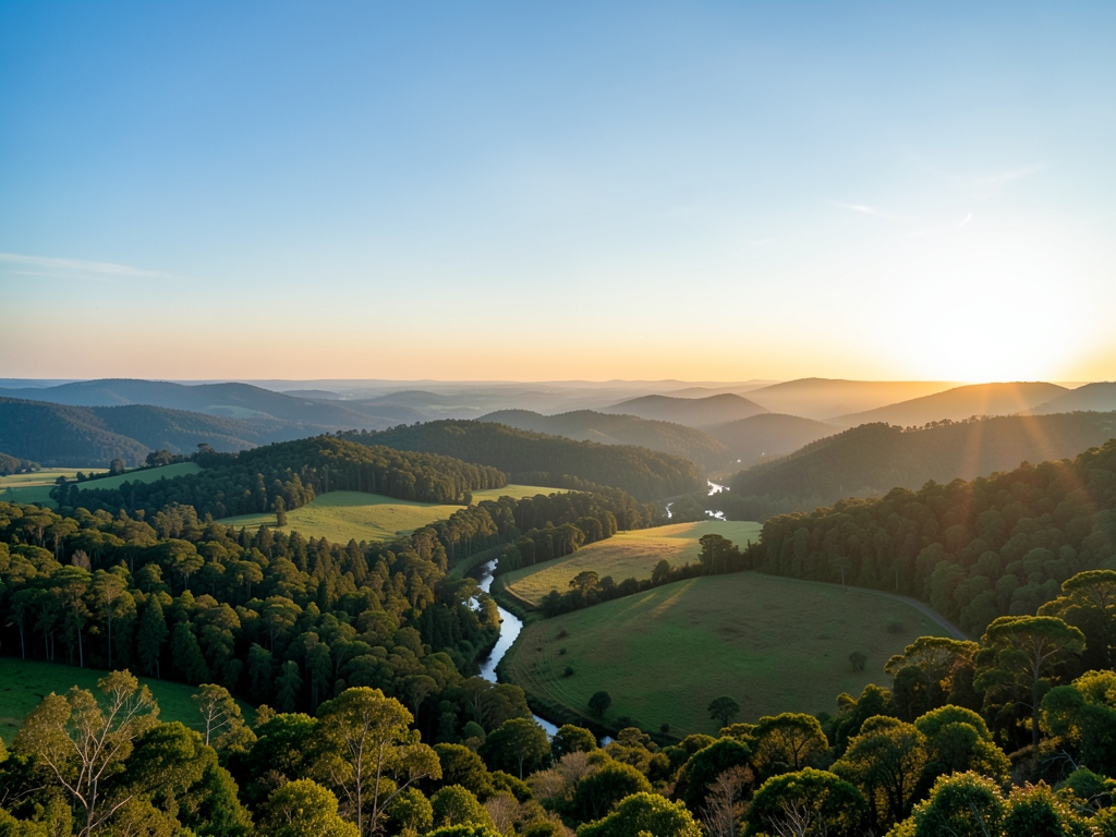wide scenic landscape with open distant horizon natural