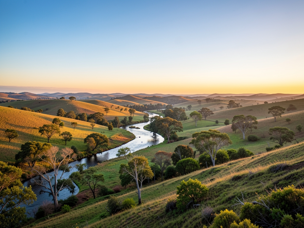 wide scenic landscape with open distant horizon natural