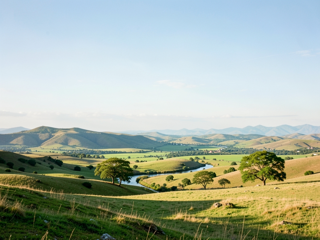 wide scenic landscape with open distant horizon natural