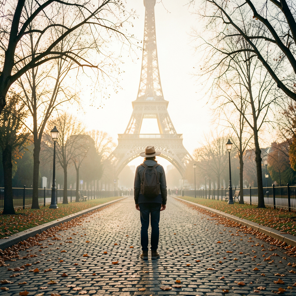 AI travel photo