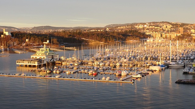oslo norway travel city port nature boats water oslo harbour scandinavia northern europe