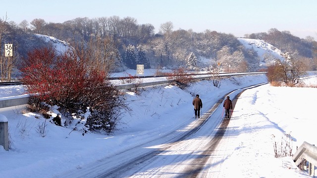 walk brenzbahn hermaringen went winter