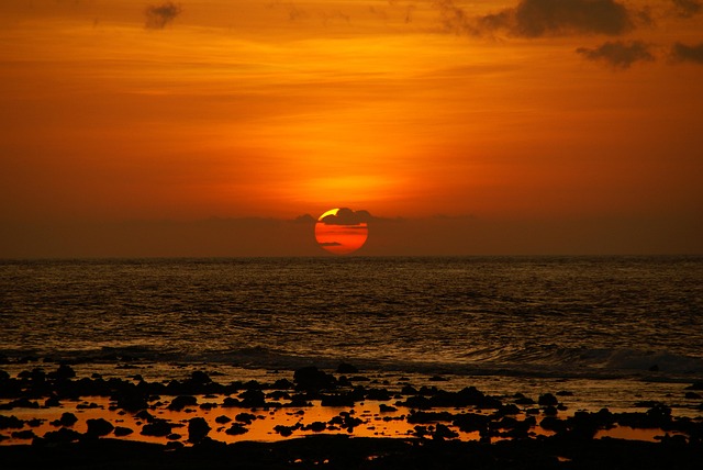 asia nature indonesia sunset air