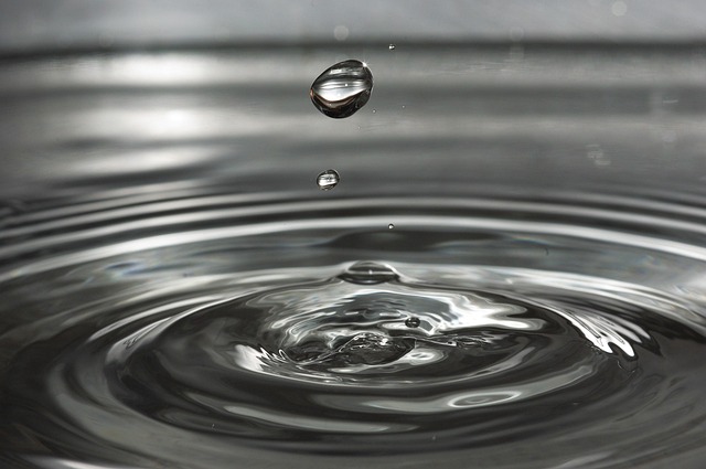 water water drop ripples wave nature small wave droplet drip drop of water liquid