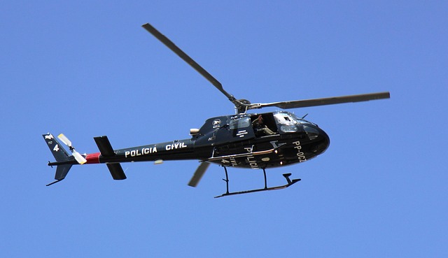 helicopter police authorities flight celebration brazil