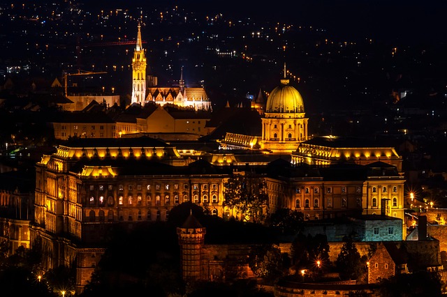 castle church night nightlife city budapest hungary budapest budapest budapest budapest budapest