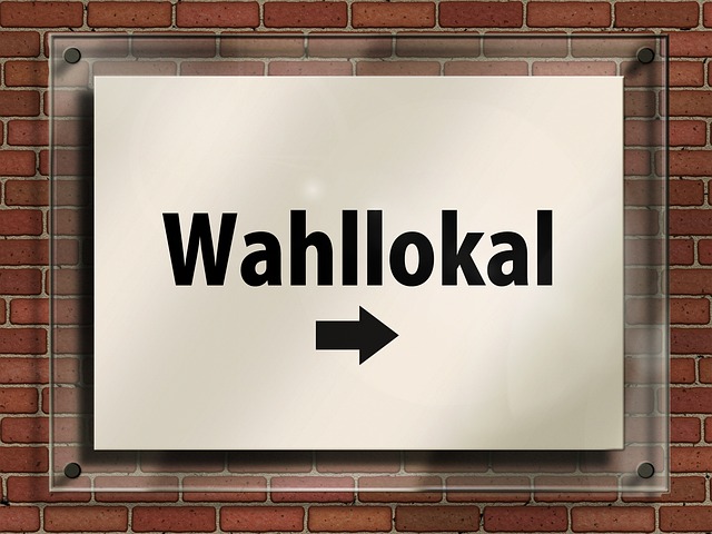 federal election choice choice locally door sign a notice information bundestag wall door sign door sign door sign bunde