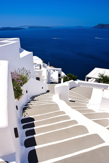 santorini greece mykonos nature paros cyclades town travel holiday sea
