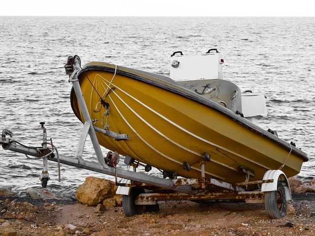 boat grounded trailer maintenance