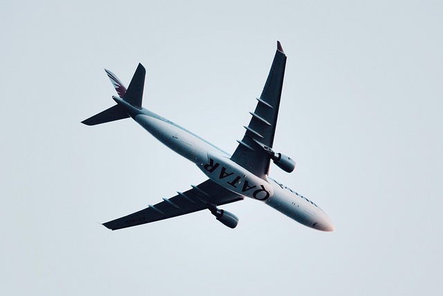 plane qatar airmail sunset aircraft nature air qatar