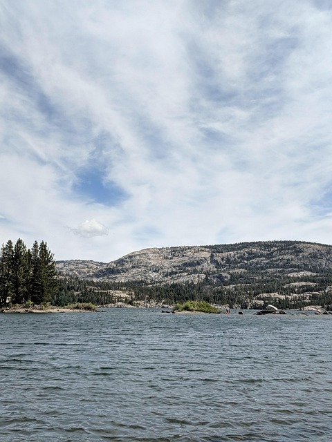 silver lake lake nature water trees mountains scenery california