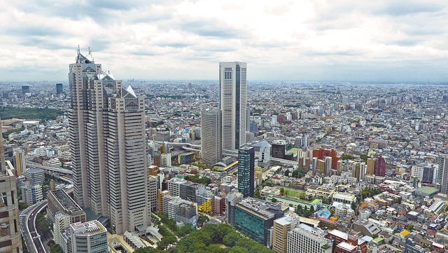 buildings city cityscape skyscrapers skyline downtown urban metropolis tall buildings high rise buildings tokyo japan ci