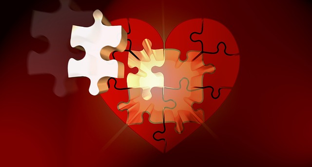 puzzle heart light happiness mystery relationship connectedness promise symbol puzzle pieces loyalty united greeting car