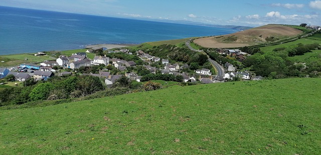 village island wales aberarth ceredigion uk nature united kingdom coast sea riverside countryside landscape United Kingd