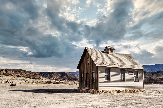 school nature house building desert western