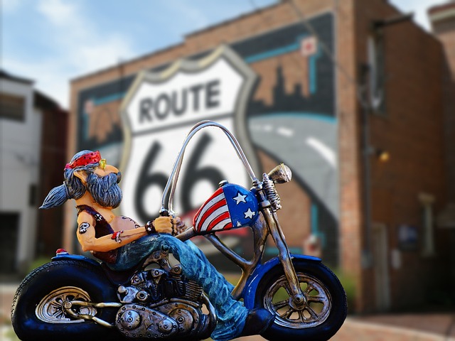 biker, route 66, freedom, usa, california, desert, asphalt, travel, route, nature, highway, road, road trip, road 66, route66, vacations