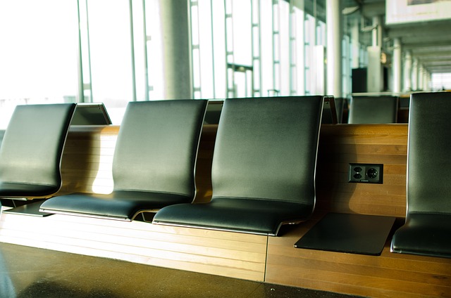 sunset, traveling, travelling, glass, airport, travel, inside, waiting, window, business, lounge, chairs, departure, hall, terminal, nature, tourism, transportation, leather, seats, indoors, arrival, transport, seating, airport gate, bustop