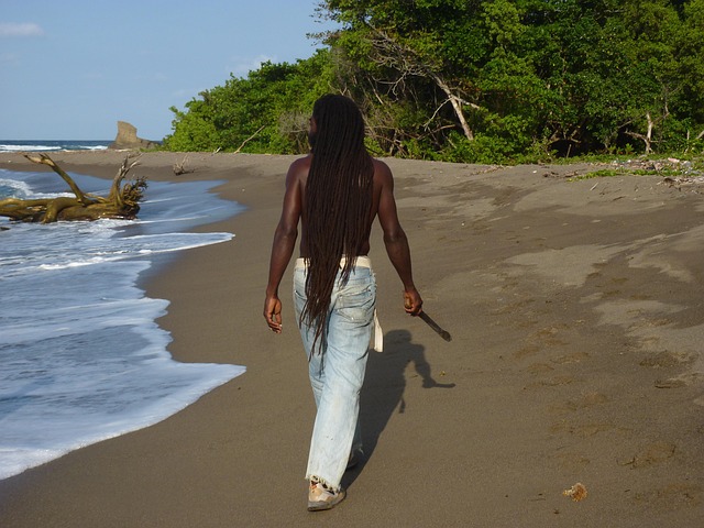 jamaica, beach, nature, rasta