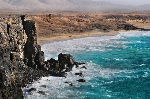 sea, beach, ocean, landscape, nature, island