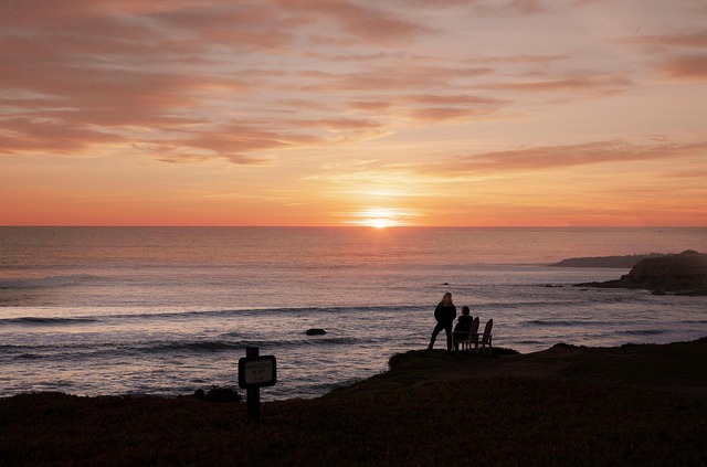 big sur, california, sunset, nature, pink clouds, sky, cloud, seaside, highway 1, the pacific ocean, coastal
