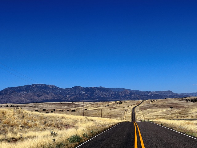 road, highway, mountains, scenery, sky, nature, travel, landscape