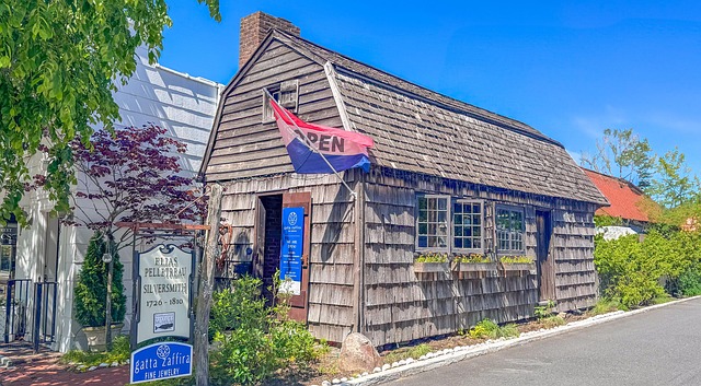 building, log cabin, cabin, shop, business, hamptons, nature, scenic, summer, new york